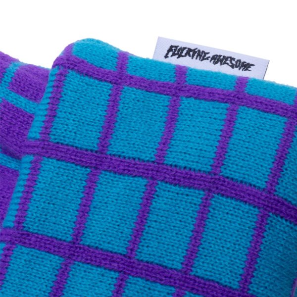Fucking Awesome Checker Block Cuff Beanie