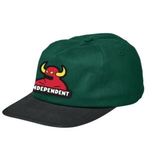 Toy Machine x Independent Toy Machine Bar Green Snapback