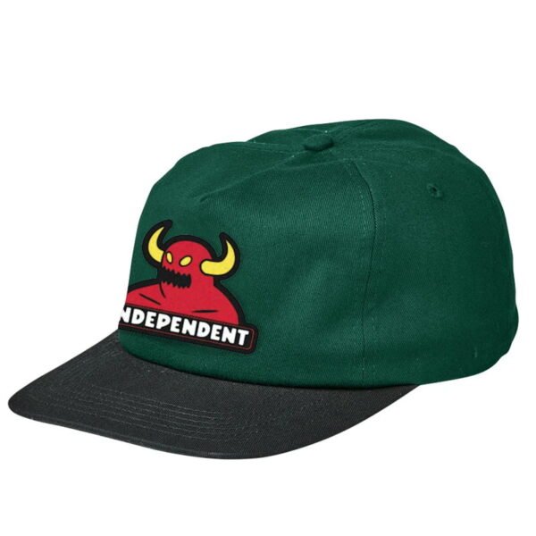Toy Machine x Independent Toy Machine Bar Green Snapback