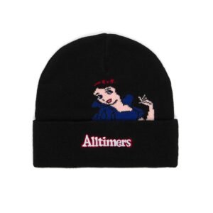 Alltimers Fugazi Snow Black Beanie
