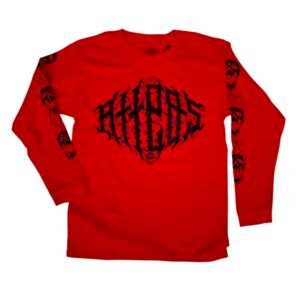 Atteos Calavera Logo Manga Larga