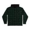 Creature Bonehead Flame Hood Flannel Jacket
