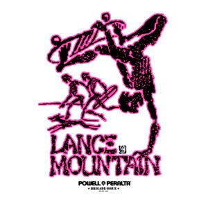 Bones Brigade Lance Mountain Purple Sticker 12 cms