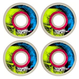 Bones Smokin Skull V6 X-Formula Widecut Wheels 55mm 99A