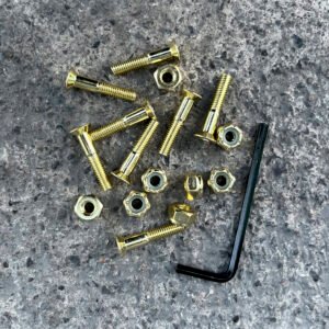 Catrina Tornillos 1" Oro c/Llave Allen