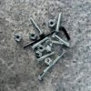 Catrina Tornillos 1" Plata c/Llave Allen