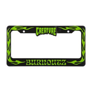 Creature Burnoutz License Plate Frame