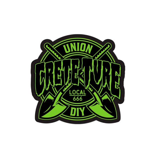 Creature Crete-Ture DIY Sticker 10cms