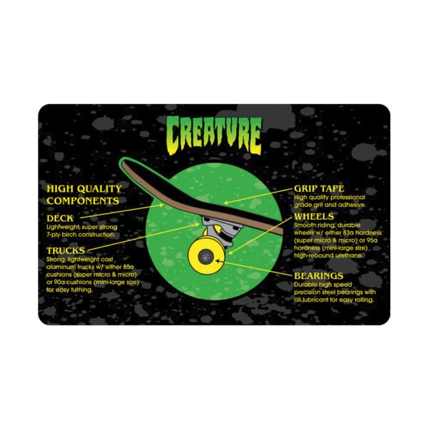 Creature Galaxy Logo Patineta Completa 7.8
