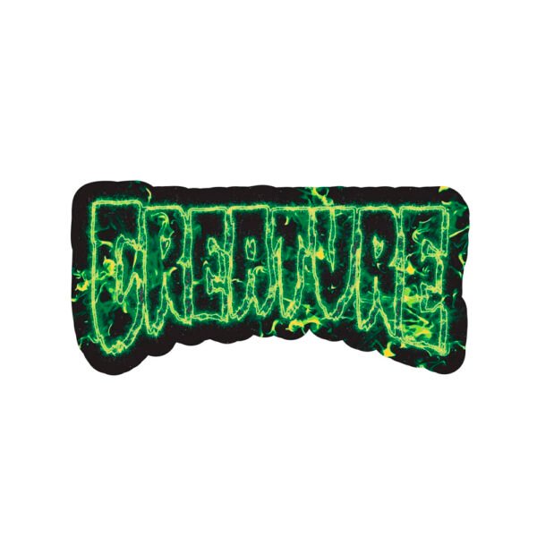 Creature Inferno Logo Outline Sticker 13x6cms