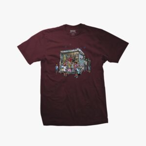 DGK Delivery Burgundy Tee