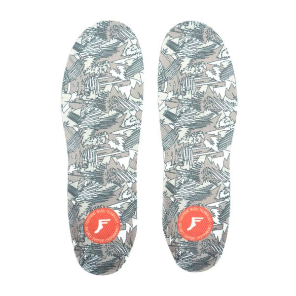 FP Insoles Kingfoam Orthotics Fluid X Pro White Camo Plantillas 27 - 27.5 cms
