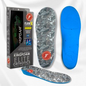 FP Insoles Kingfoam Orthotics Fluid X Pro White Camo Plantillas 27 - 27.5 cms