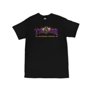 Thrasher Fortune Logo Black Tee