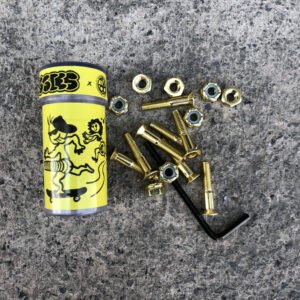 TACO Tornillos Peggles Dorados Llave Allen