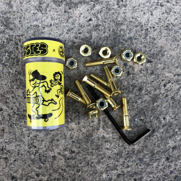TACO Tornillos Peggles Dorados Llave Allen