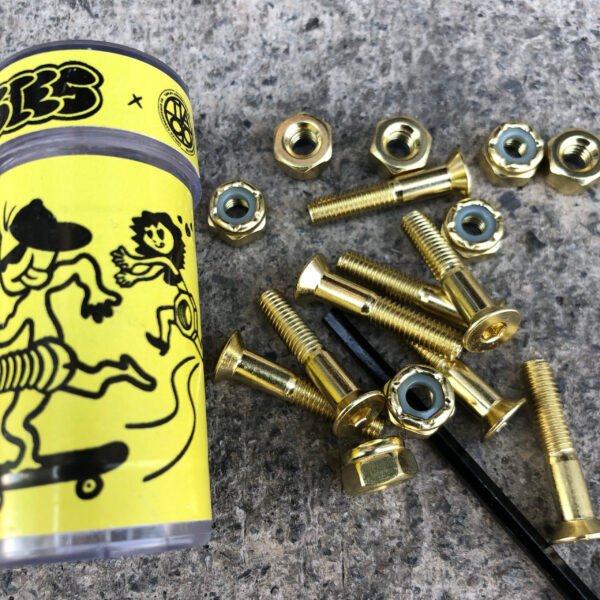 TACO Tornillos Peggles Dorados Llave Allen