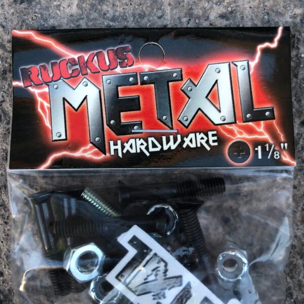 Ruckus Metal Hardware Bolts 1" 1/8 Phillips