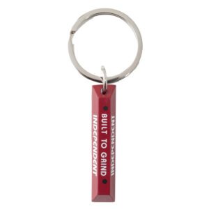 Independent Red Curb Key Chain