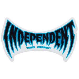 Independent Voltage Span Blue Sticker 16x10cms