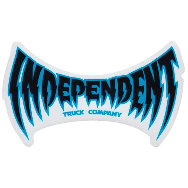 Independent Voltage Span Blue Sticker 16x10cms