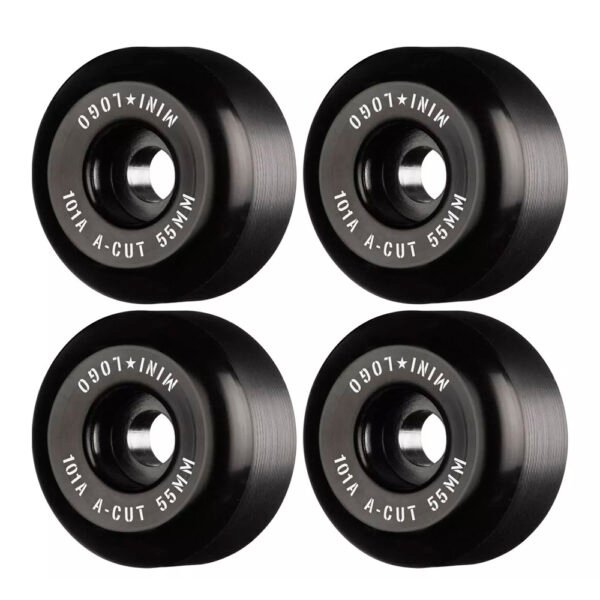 Mini Logo A-Cut 2 Black Wheels 55mm 101DU