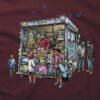 DGK Delivery Burgundy Tee