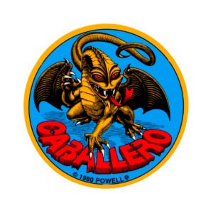 Powell Peralta Caballero Original Dragon Sticker 9 cms