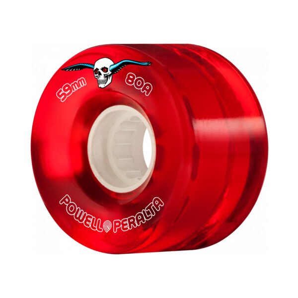 Powell Peralta Clear Cruiser Red 59mm Wheels