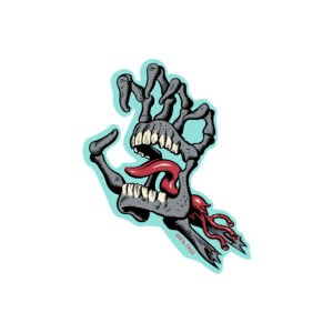 Santa Cruz Bone Hand Sticker 12cms