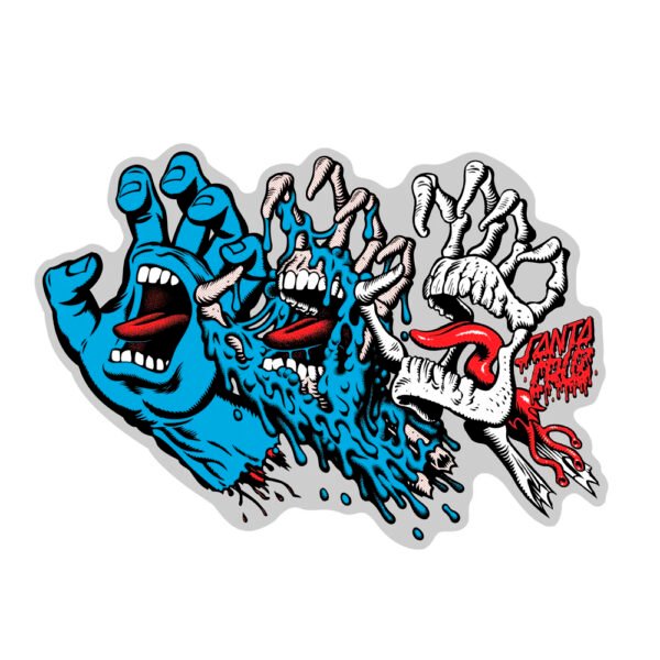 Santa Cruz Evolve Hand Sticker 16x11cms