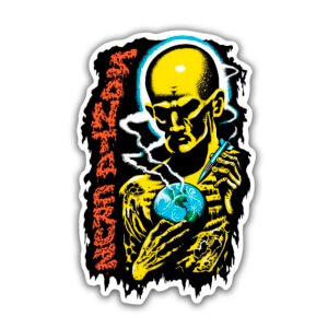 Santa Cruz Kendall Atomic Sticker 15x10cms
