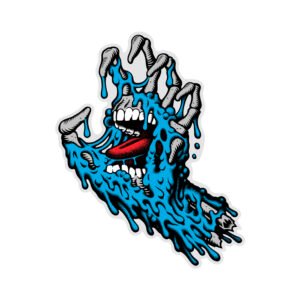 Santa Cruz Melting Hand Sticker 12x12cms