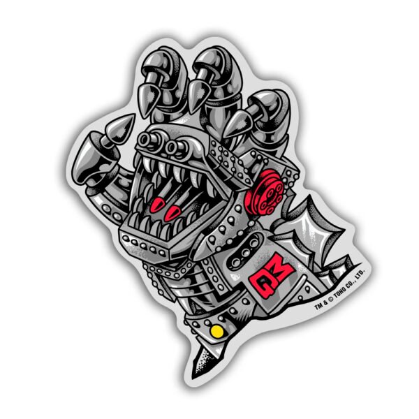 Santa Cruz Vs Godzilla Mylar Sticker Pack c/4 9 x 9 cms