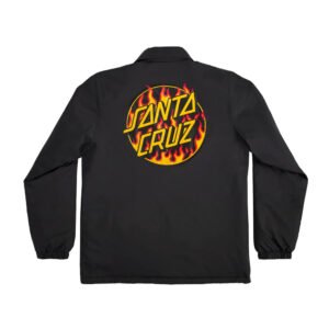 Santa Cruz x Thrasher Flame Dot Coach Jacket