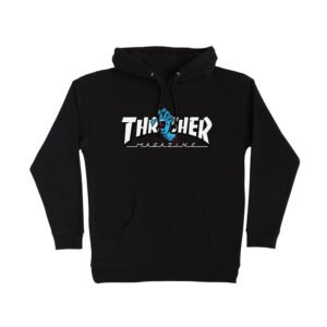 Santa Cruz x Thrasher Screaming Logo Black Hoodie