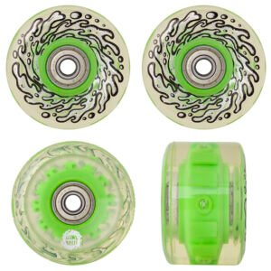 Slime Balls Lights Up Green Led Wheels 60mm 78a