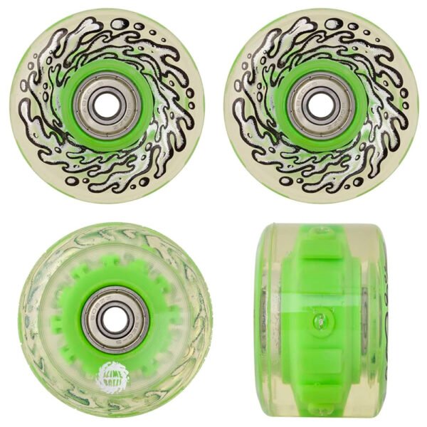 Slime Balls Lights Up Green Led Wheels 60mm 78a