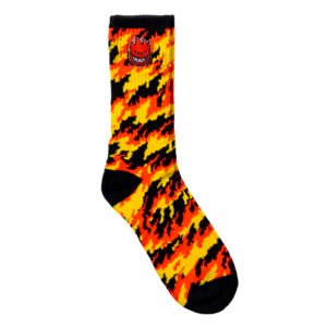 Spitfire Bighead Fill Flames Crew Socks
