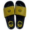 Spitfire Bighead Swirl Slides Black Yellow