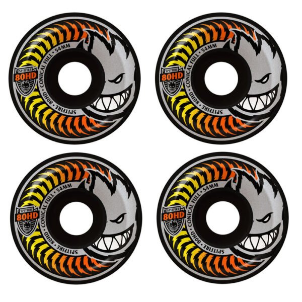 Spitfire Conical Full Fade Black 54mm 80HD