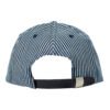 Spitfire Flames Script Indigo Railroad Stripe Snapback