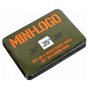 Mini Logo .25" Rigid Riser Elevadores (Paquete con 2)