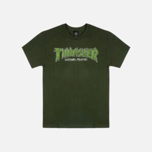 Thrasher Brick Forest Green Tee
