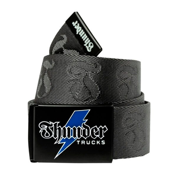 Thunder Bolt Script Jacquard Belt