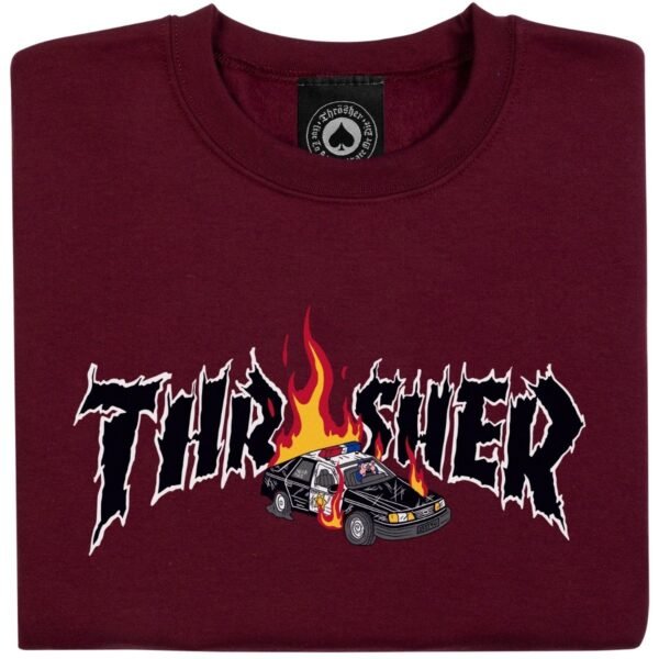 Thrasher x Neckface Cop Car Crewneck